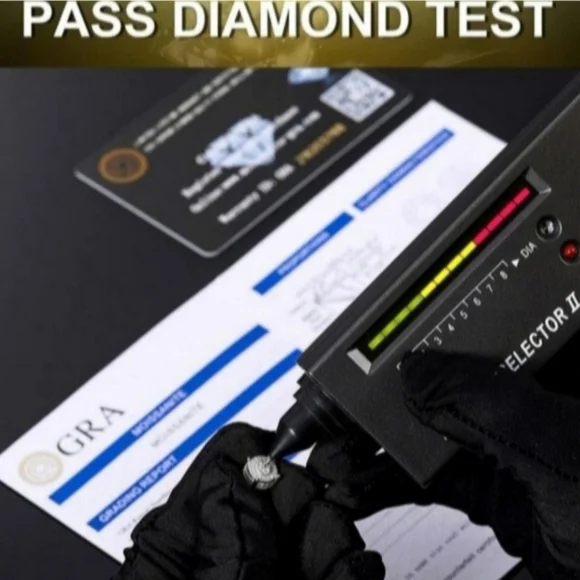 New Certified 4ct moissanitering